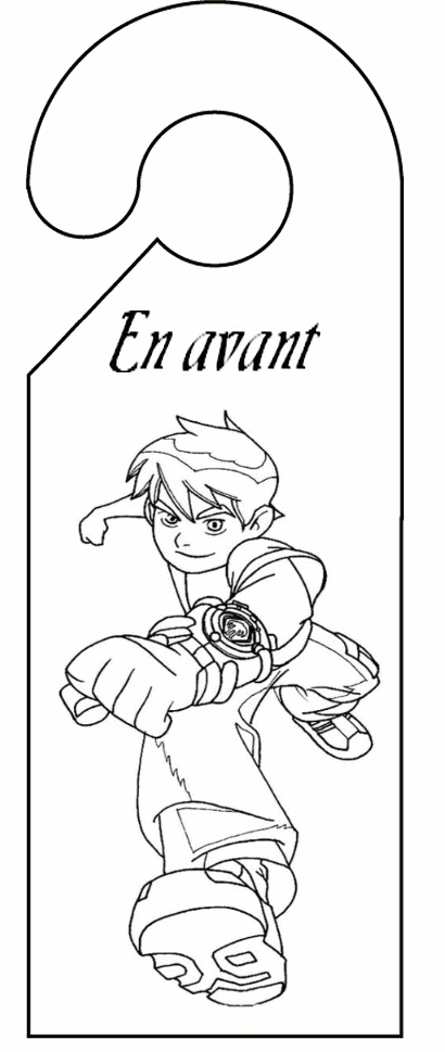 pancarte de porte ben 10